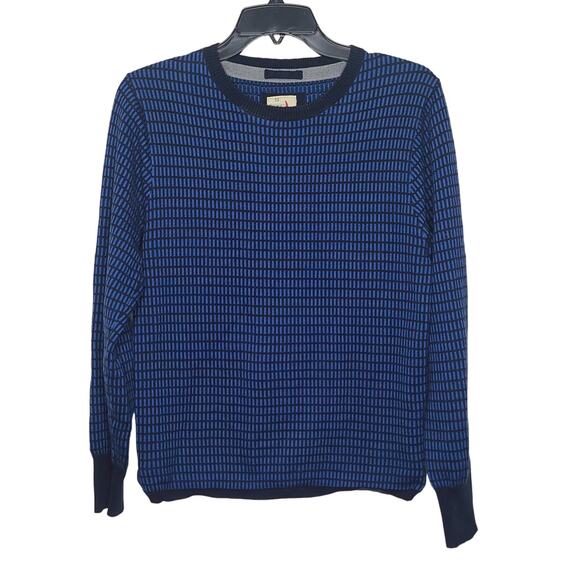 Relwen blue cotton wool blend sweater - small - Picture 1 of 4